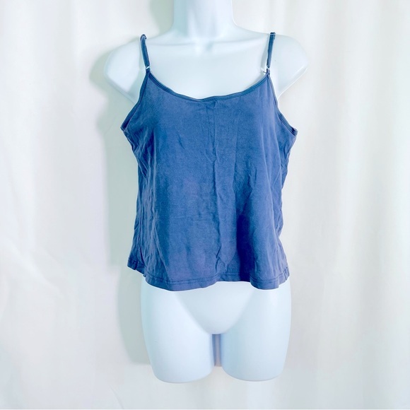 Blue Camisole with Bra Support - Picture 1 of 5